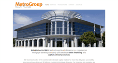 Desktop Screenshot of metrogroupfinance.com